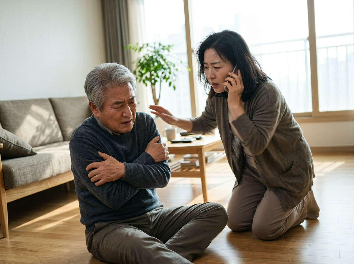 아침 혈압 급상승 뇌졸중 119 신고