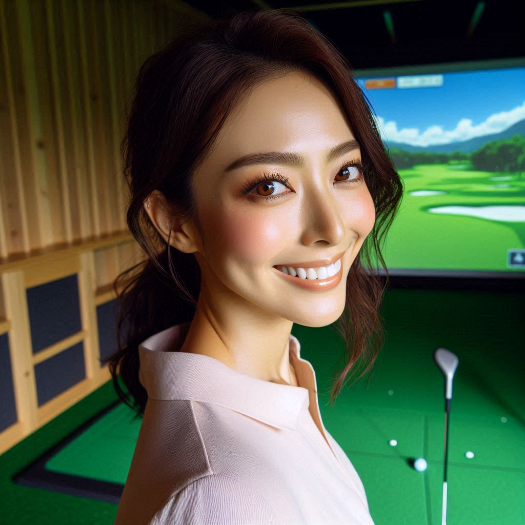 스크린골프장 배경