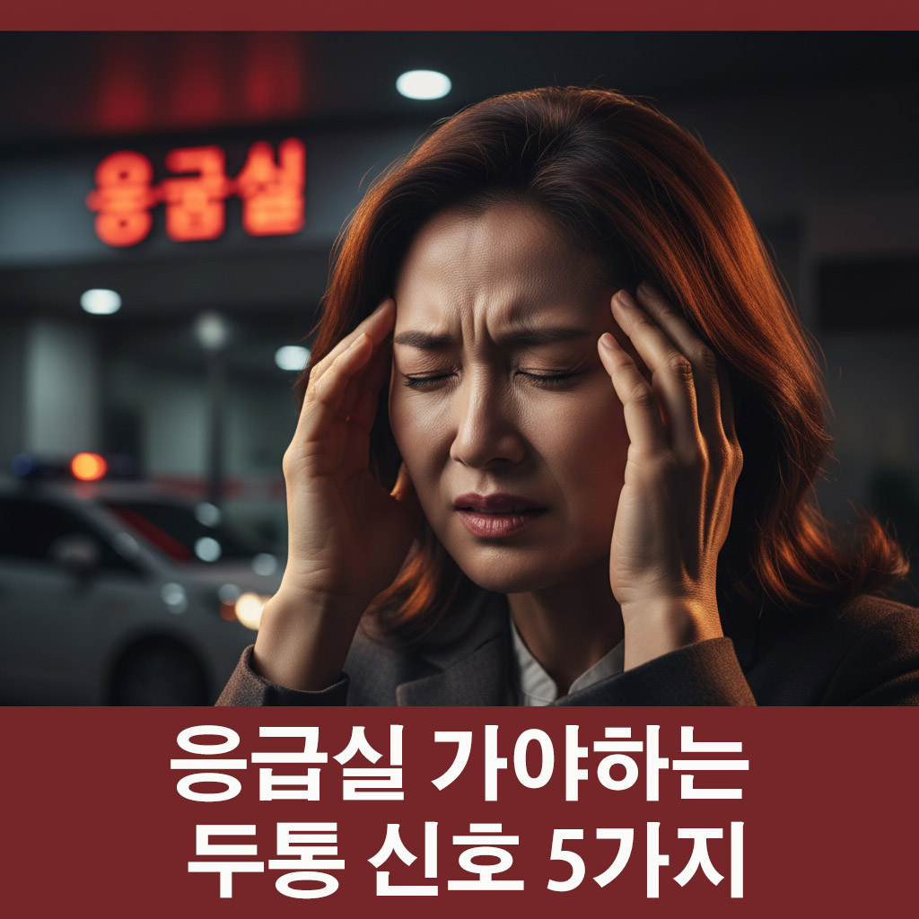 응급실 가야 하는 두통 신호 5가지