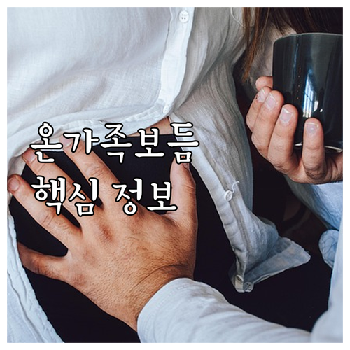 온가족보듬사업 2025 핵심 정보 지..