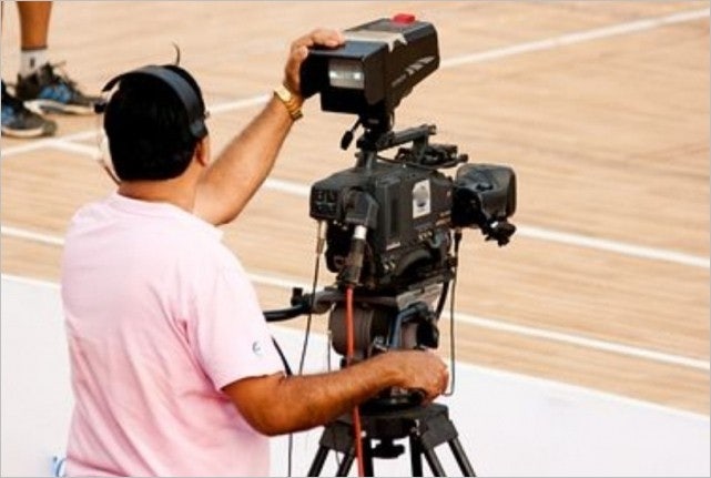 카메라 감독님 뒷모습 사진