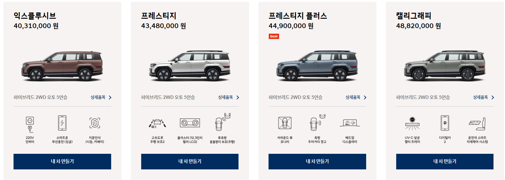 싼타페 견적내기 링크