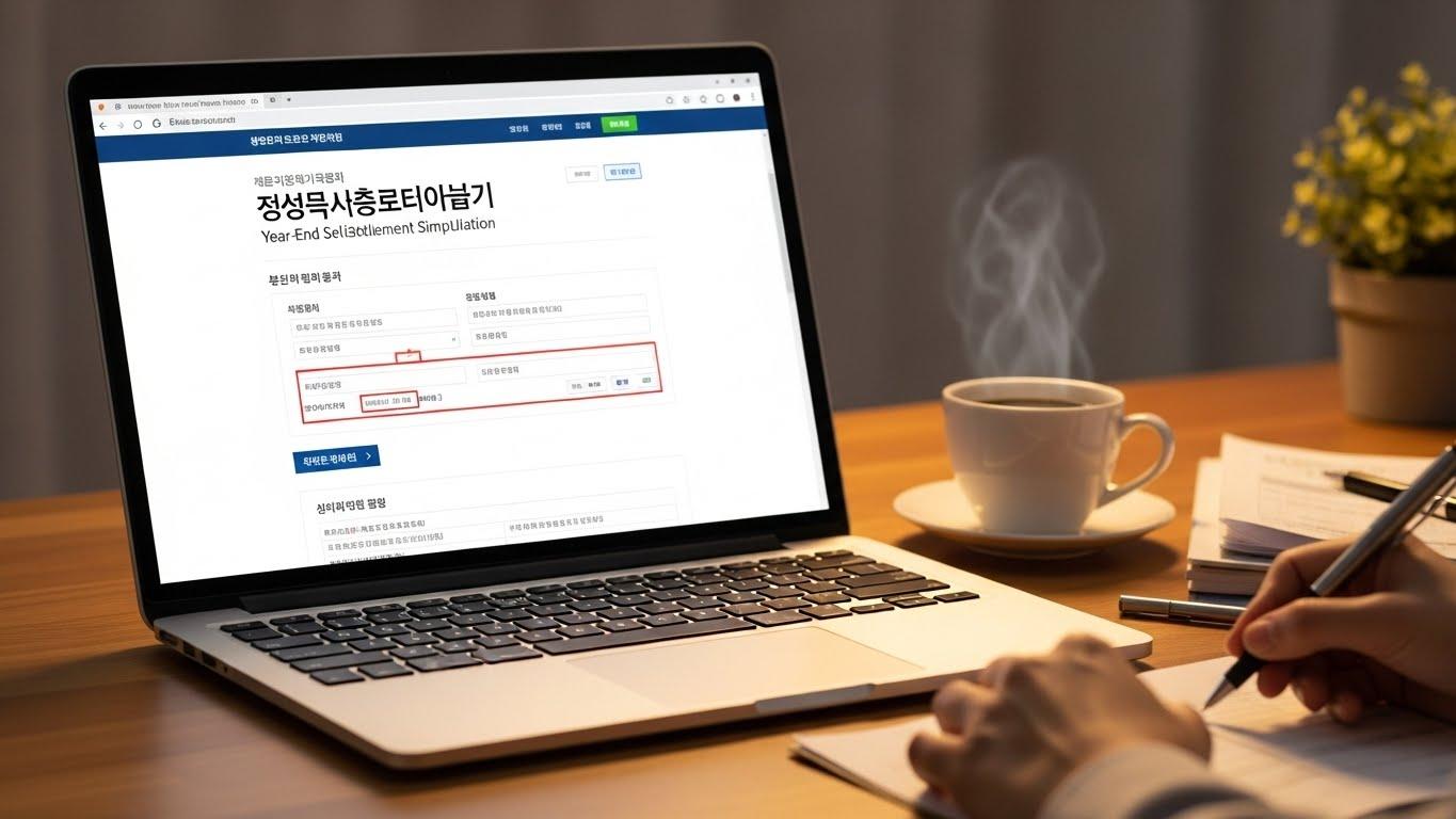 국세청홈택스 연말정산간소화 홈페이지