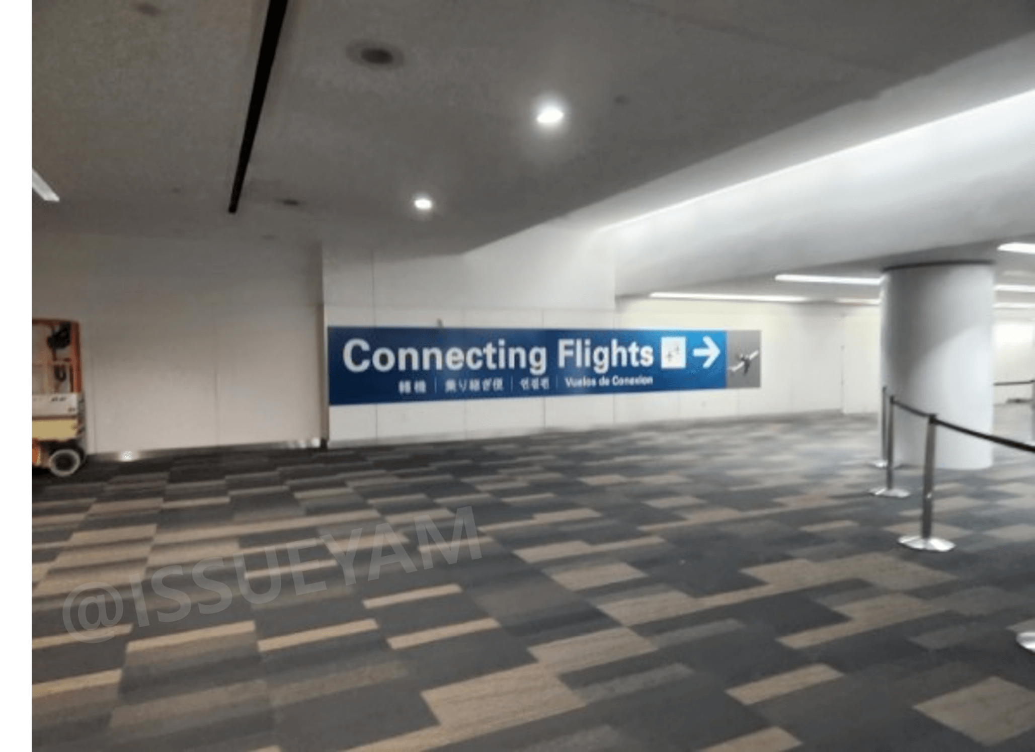 Connecting flights 환승 표지판