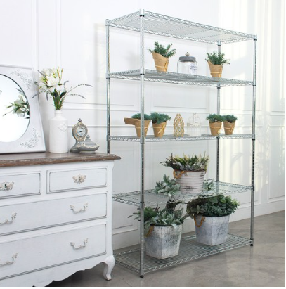 에스파스 메탈 스텐드선반 산업용1200 5단, 실버