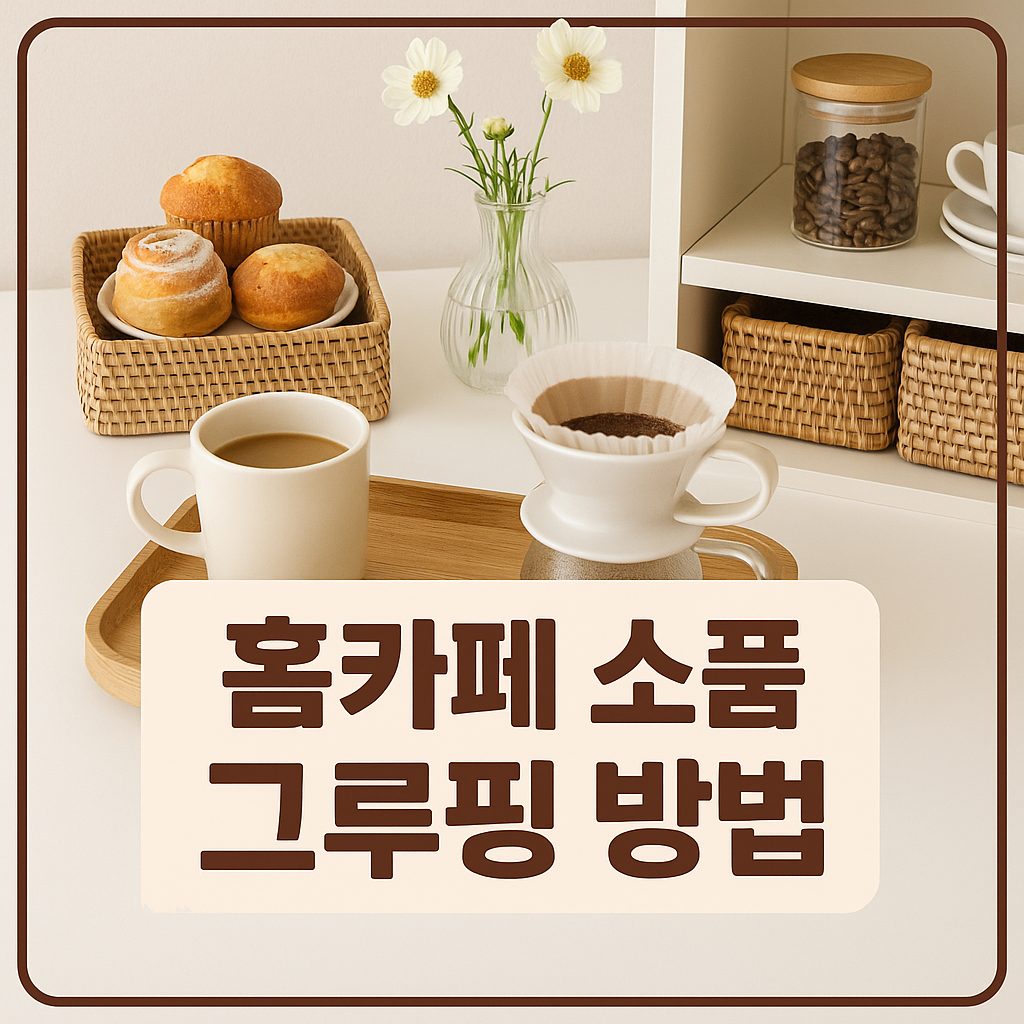 홈카페 소품 그루핑 방법