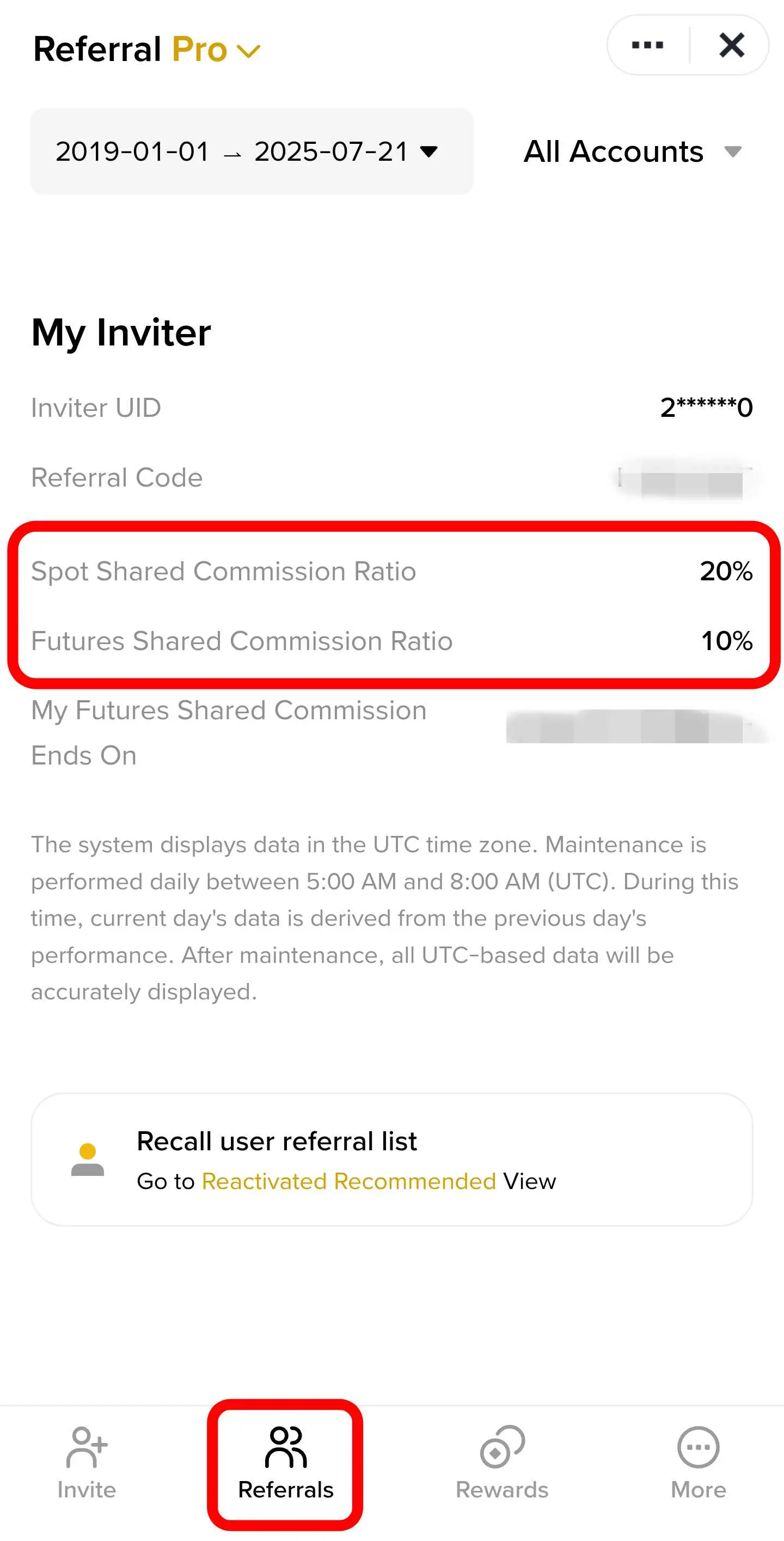 Binance 초대코드 입력 후 수수료 할인 적용 확인하는 방법