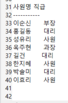 익명의 프로시저(반복문 사용)