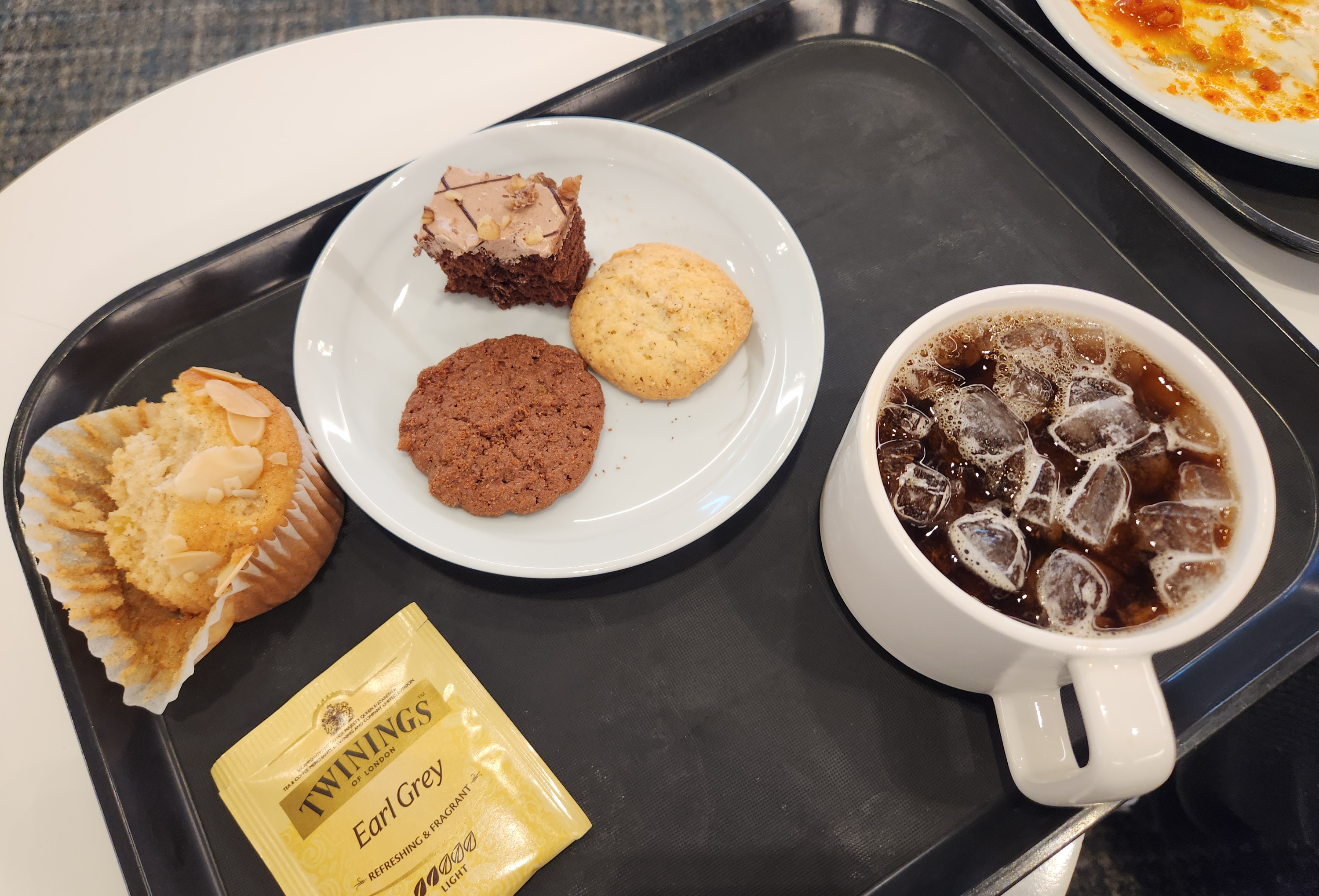 인천공항 대항항공 라운지 디저트