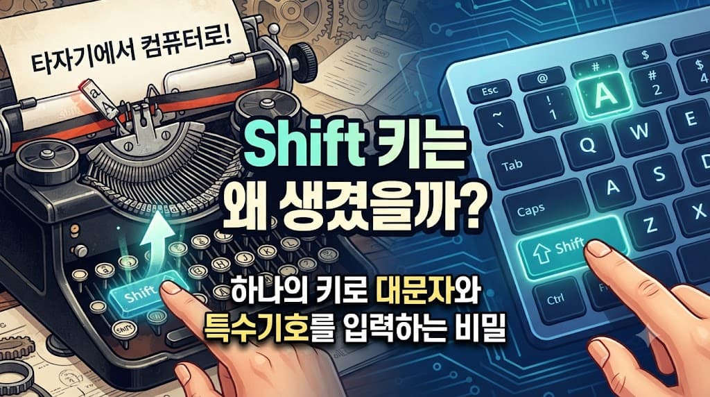 Shift 키는 왜 생겼을까 하나의 키로 대문자와 기호를 입력하는 방법