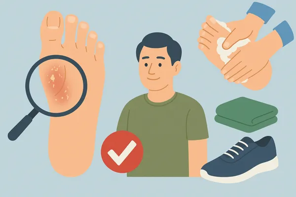 생활 속 무좀 예방 습관 소개