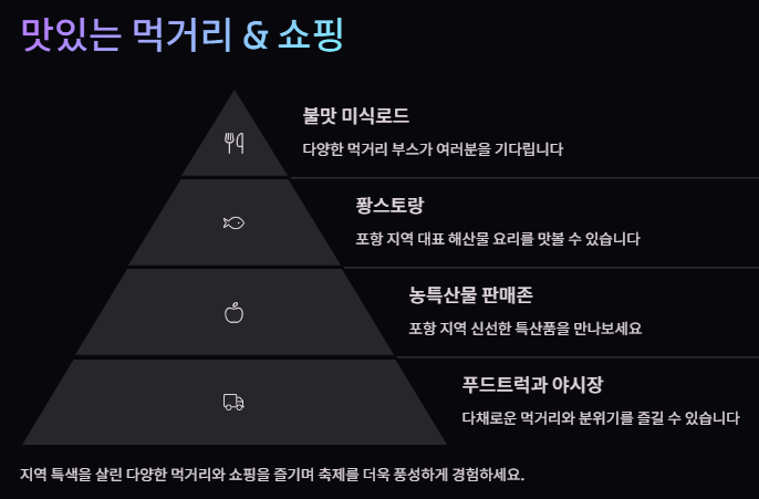 포항국제불빛축제 일정, 시간, 행사장, 명당, 주차장, 초대가수 맛집 가이드