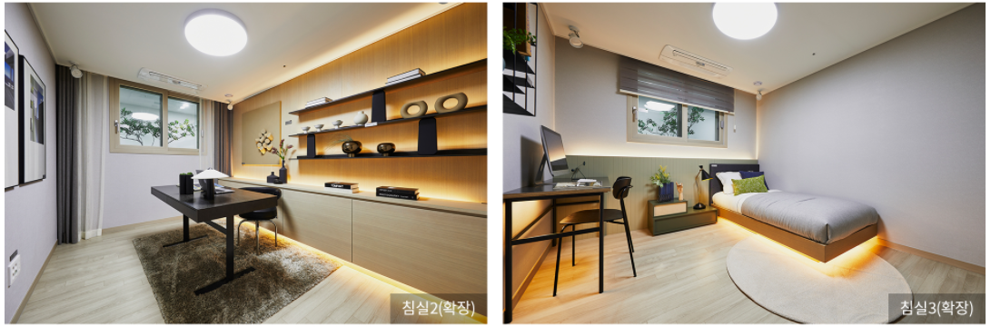 영종하늘도시 한신더휴 2차 - 침실2,3 인테리어