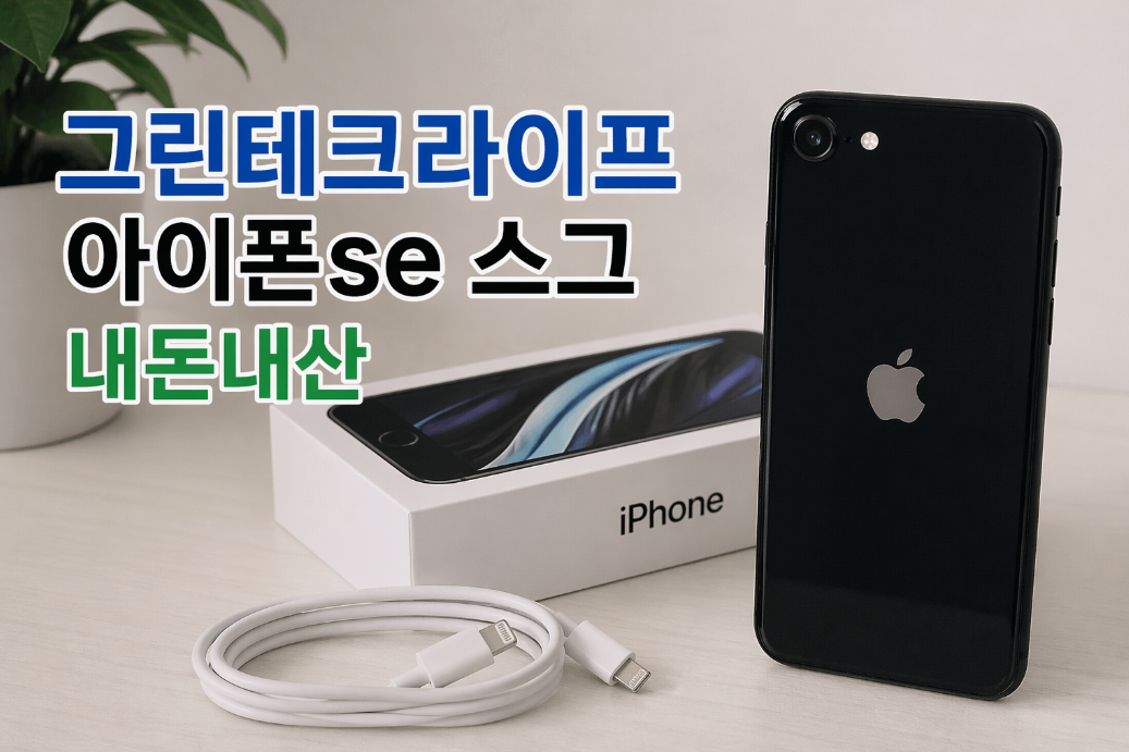 그린테크라이프 아이폰SE 스그, 이것만 보면 살지 말지 답 나온다