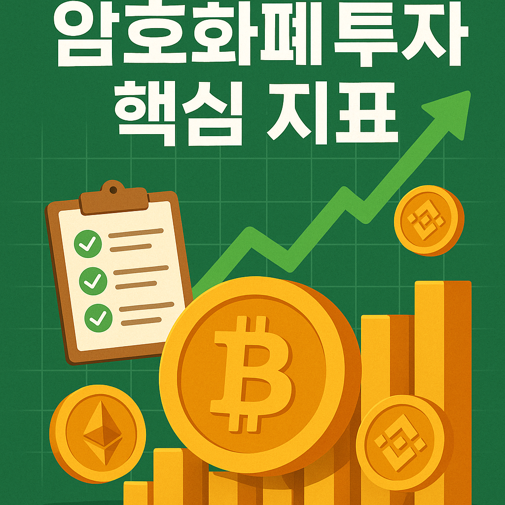 암호화폐 투자 시 고려할 핵심 지표