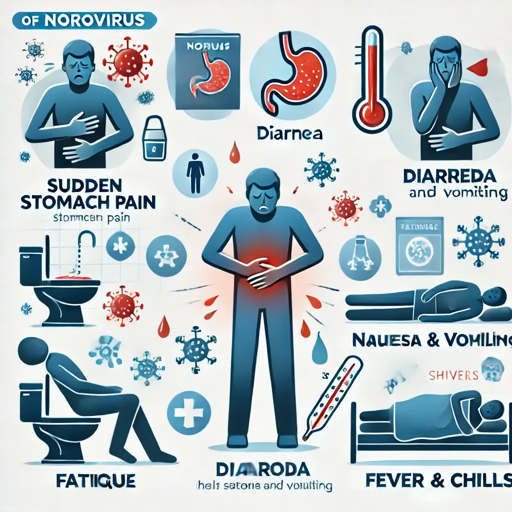 노로바이러스의 증상