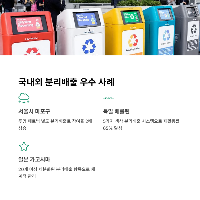 국내외 분리배출 우수 사례