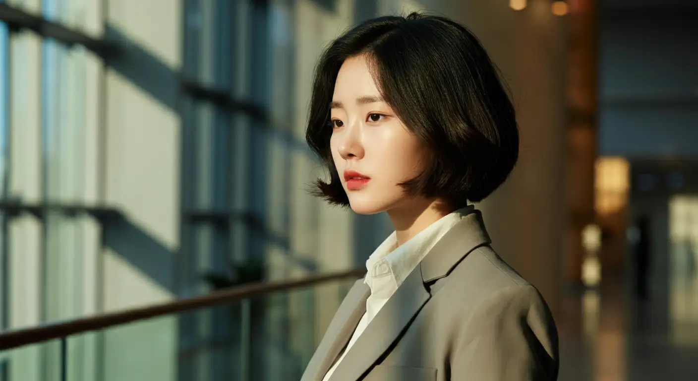 이직 준비를 하는 여성