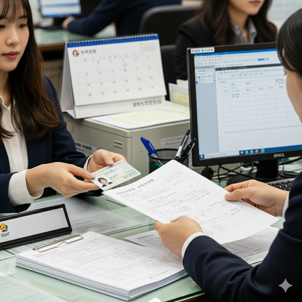 수능 현장접수 준비 체크리스트