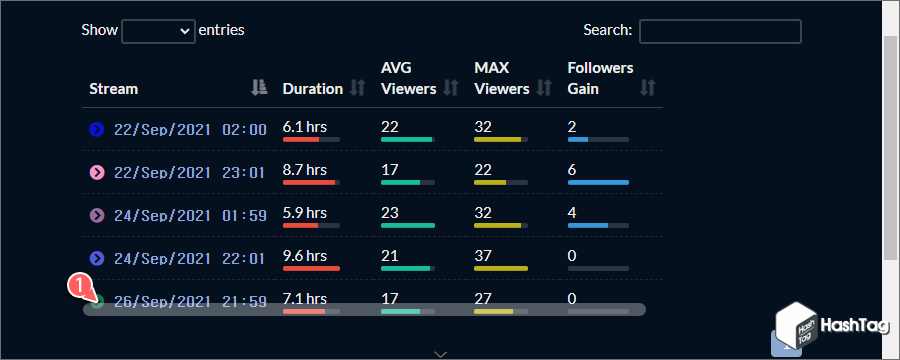 방송 시간 선택