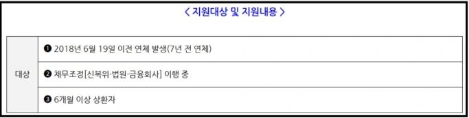 새도약론 신청 대상, 지원 대상