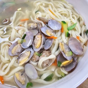 바지락칼국수