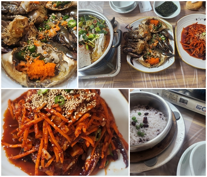 진하꽃게전문점 상차림사진