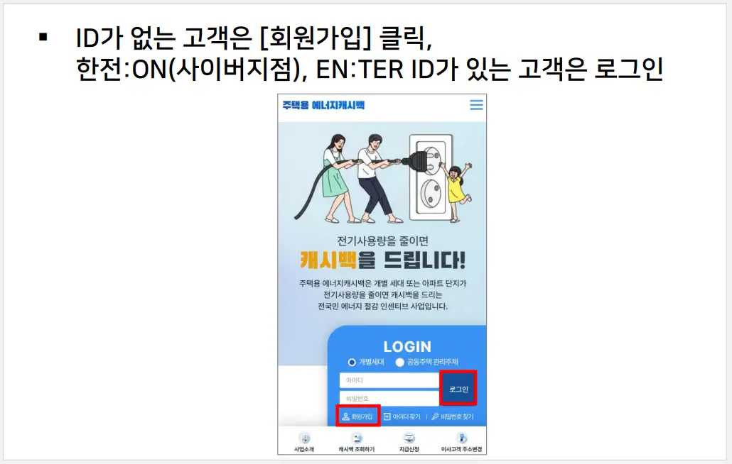 에너지 캐시백 신청방법