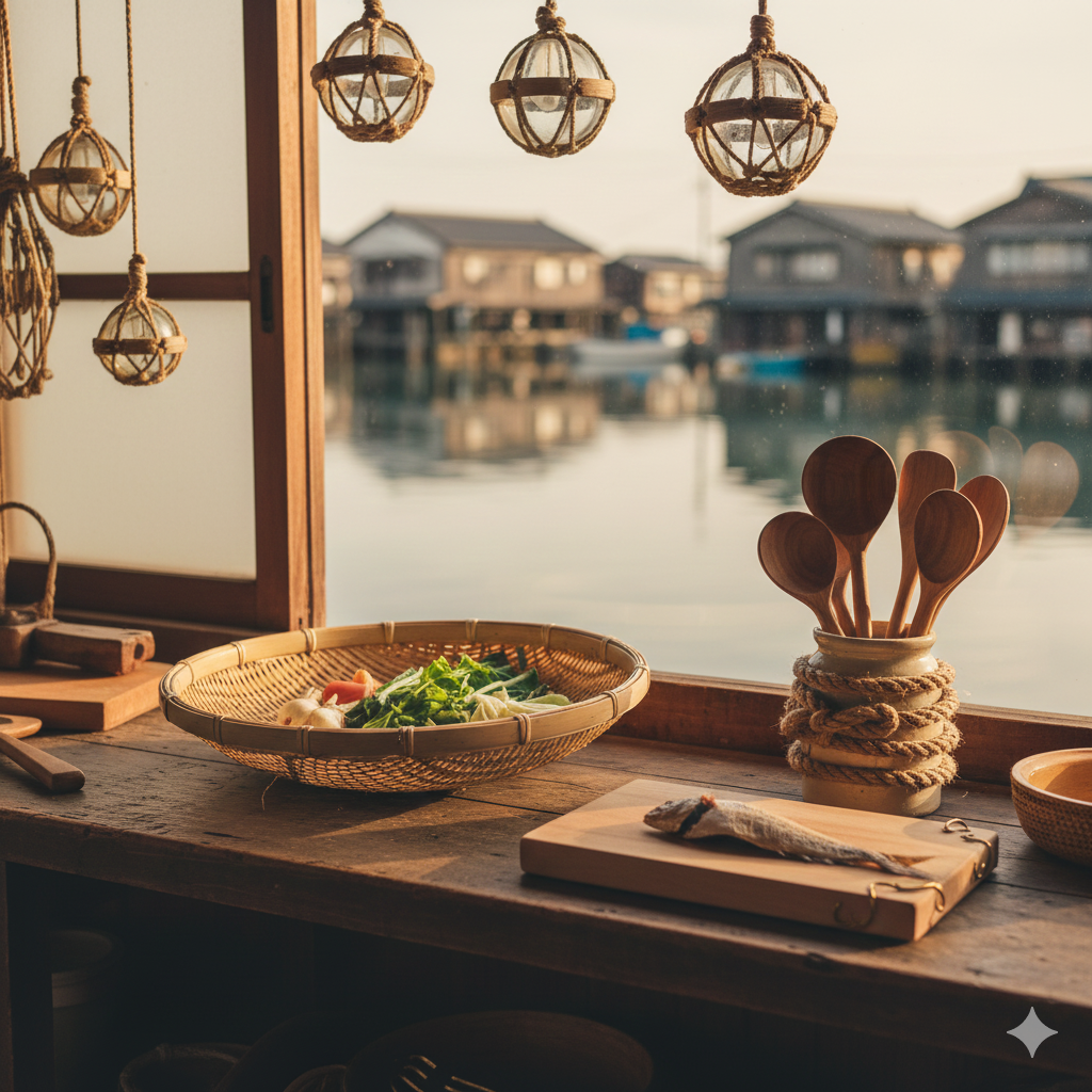 어구 기술로 제작된 주방용품