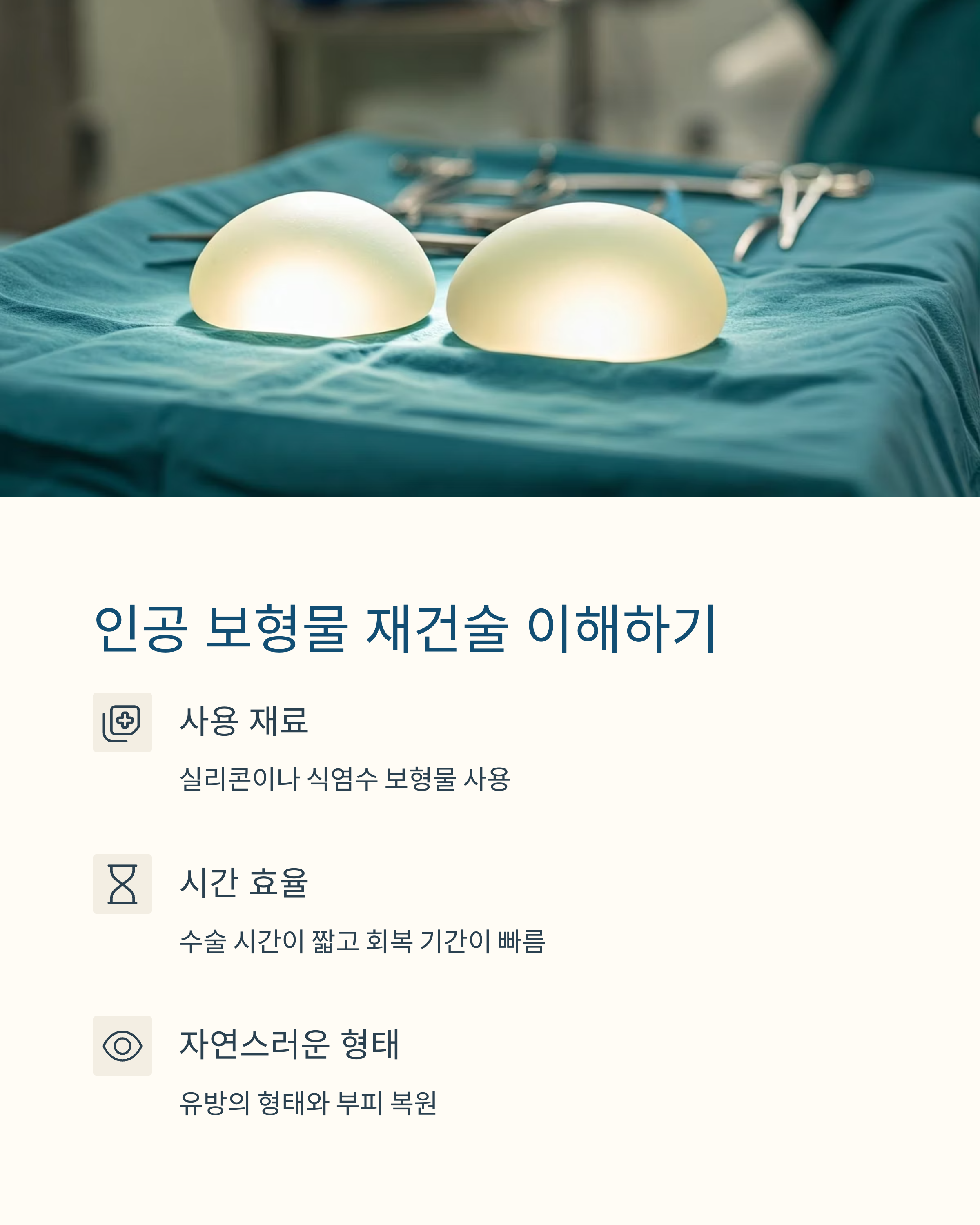 유방재건술 인공보형물 재건술