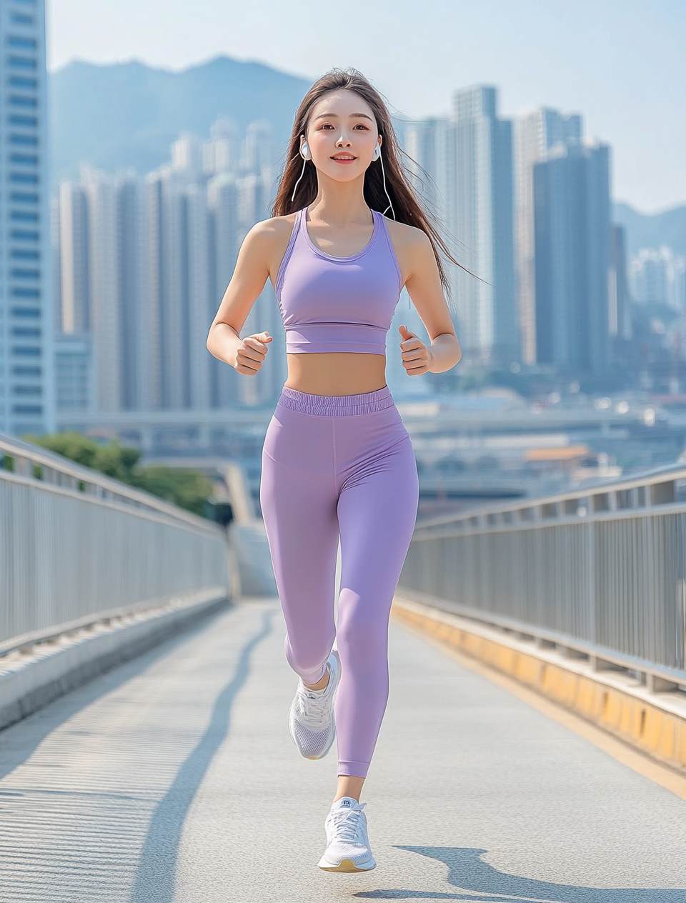 아침 러닝 중 음악을 듣는 꿈