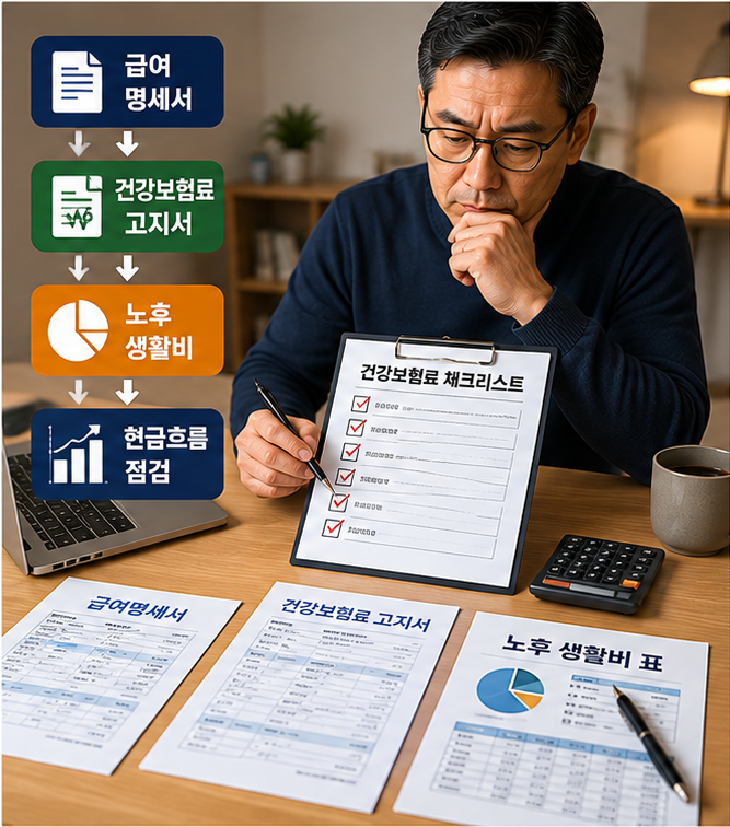 건강보험료 체크리스트 급여명세서 점검