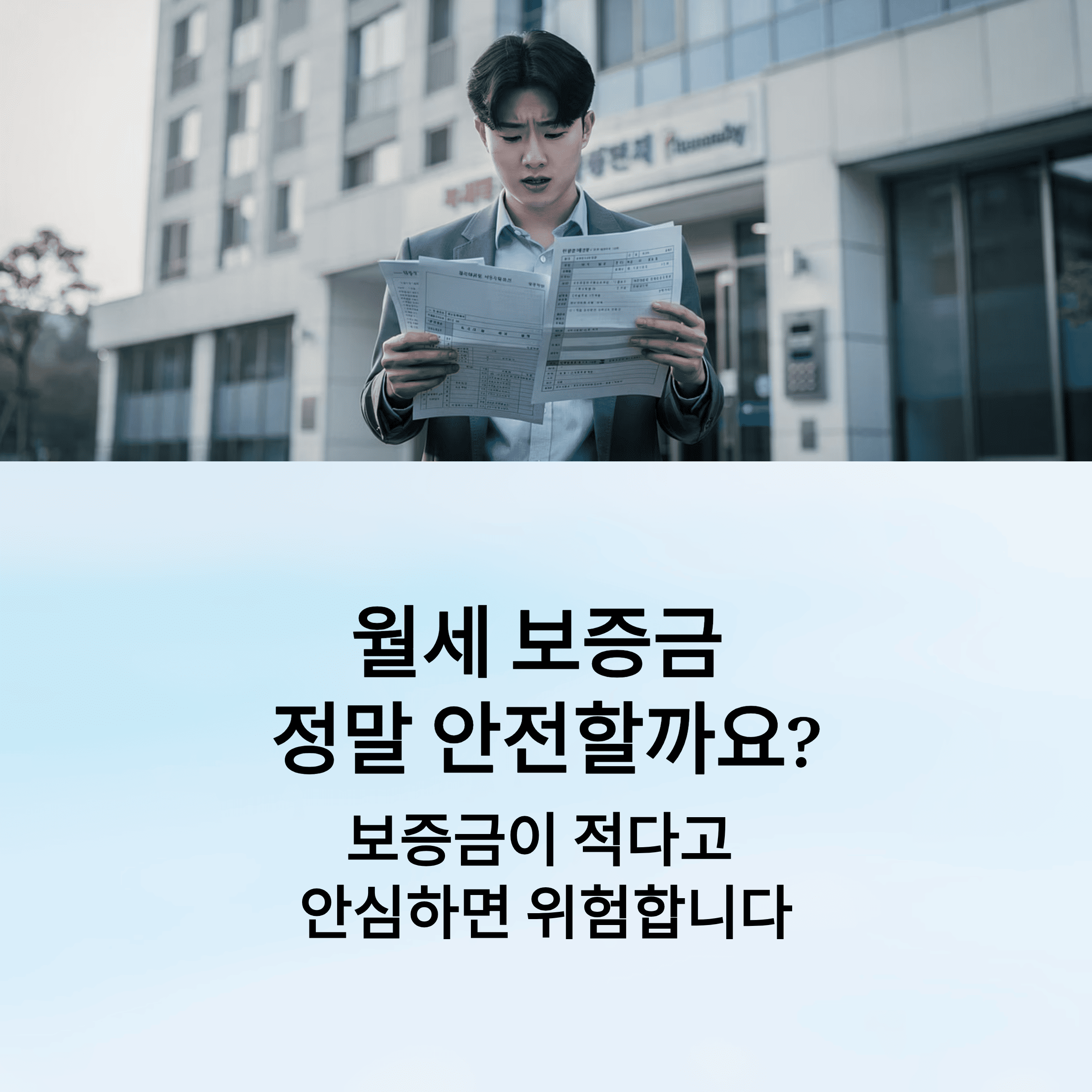 월세 보증금도 안 지켜지는 집이 있습니다