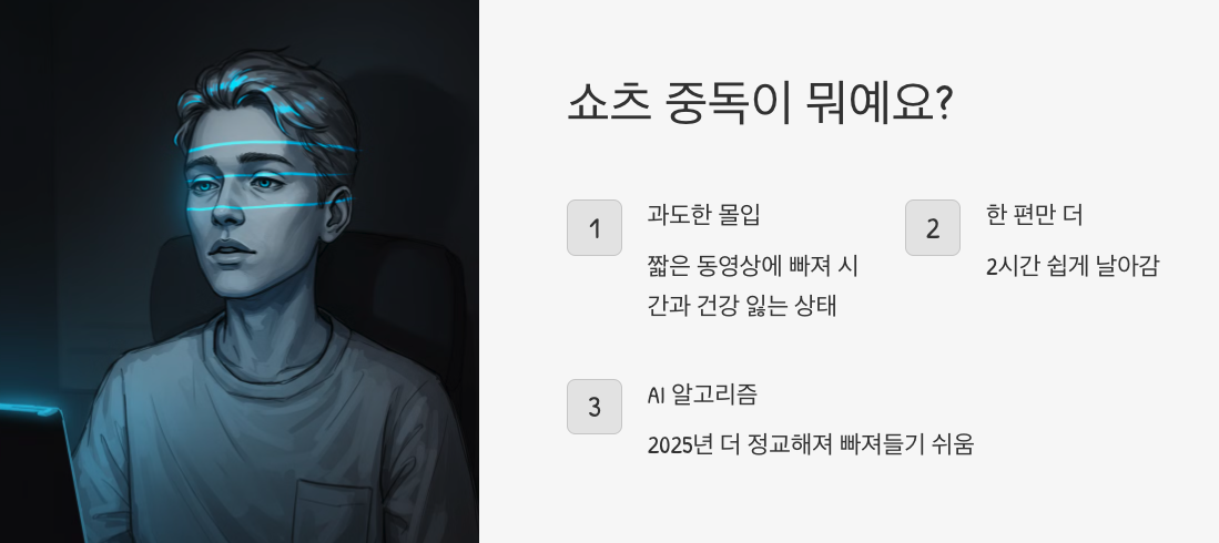 쇼츠 중독이 뭐예요?