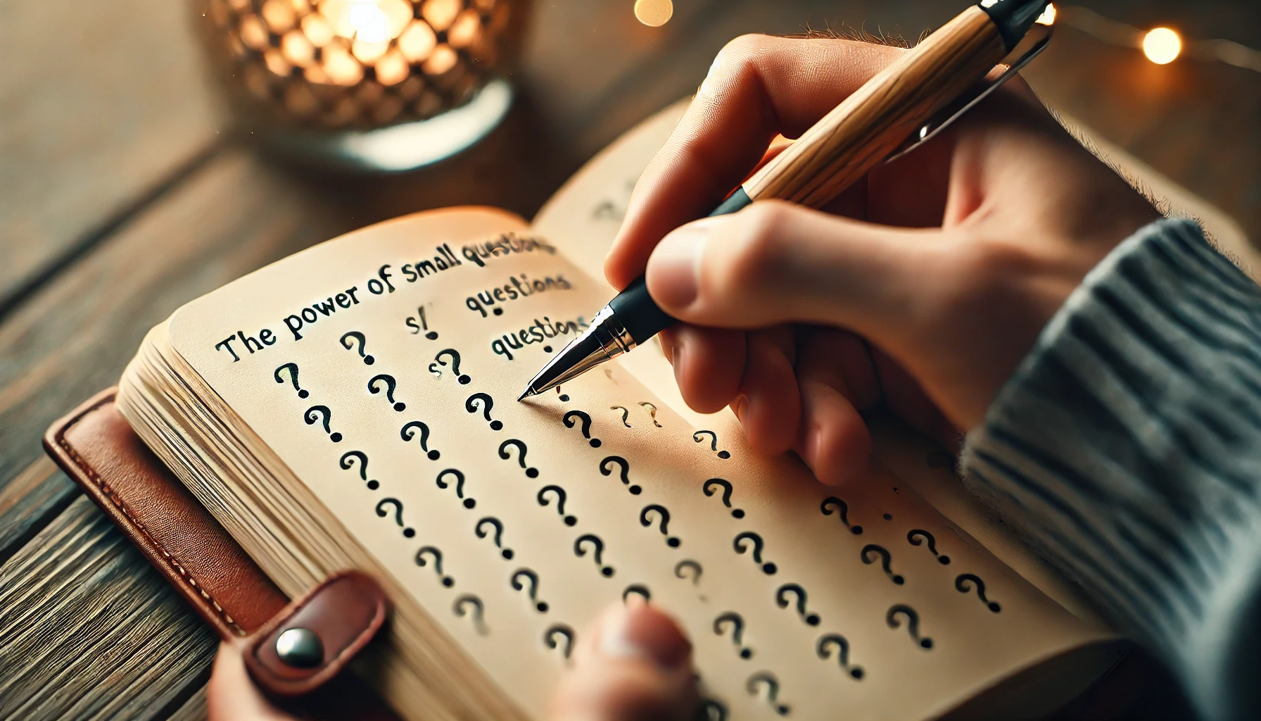 자존감 높이는 작은 질문의 힘