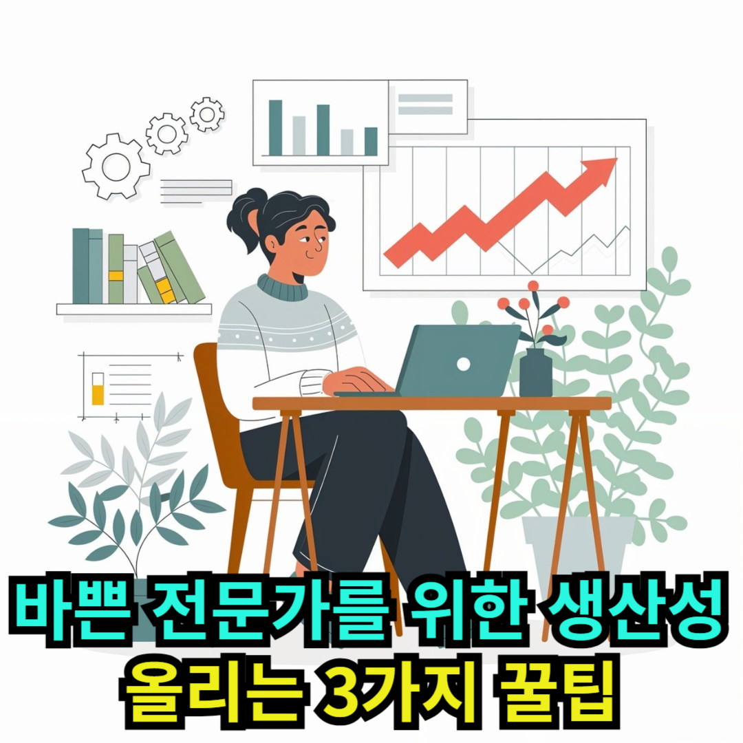 바쁜 전문가를 위한 생산성 올리는 3가지 꿀팁