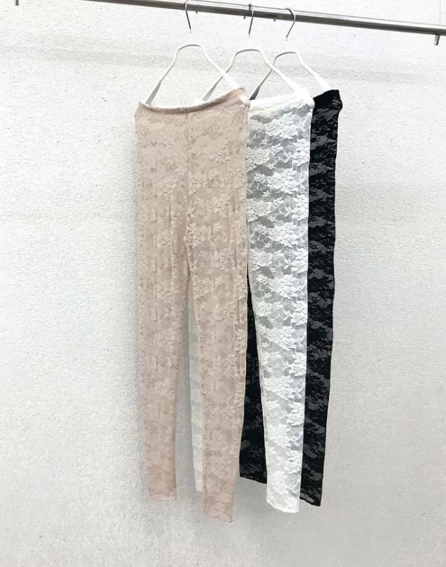 3295 여름 시스루 레이스레깅스 이너팬츠
