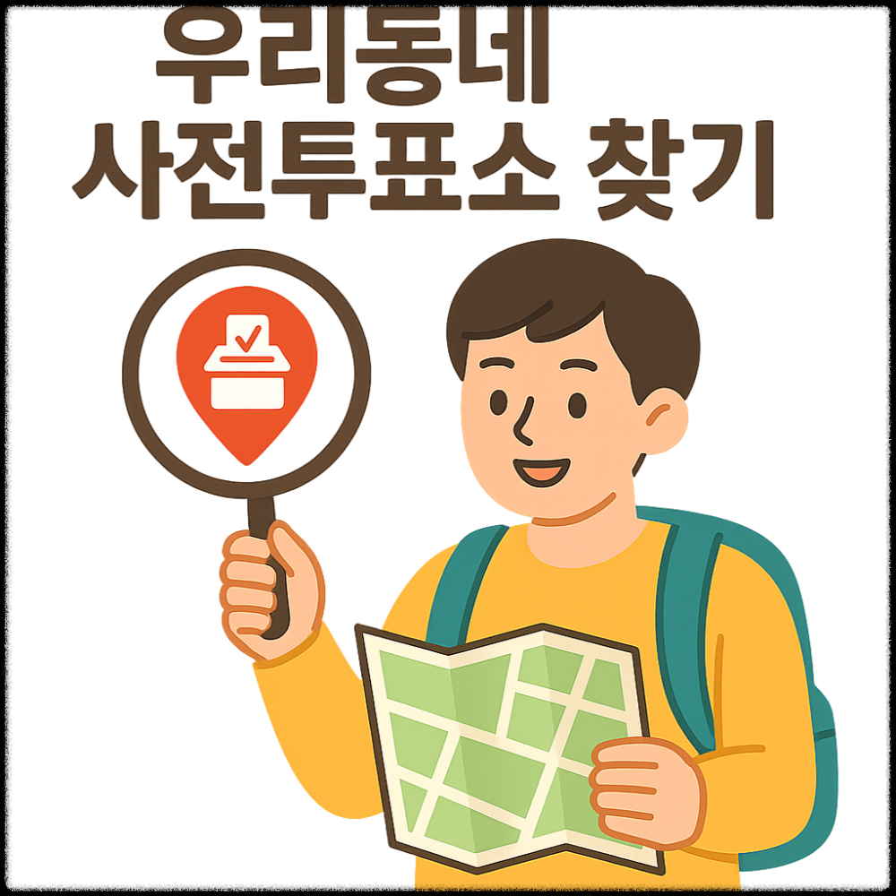 우리동네 사전투표소 찾기1