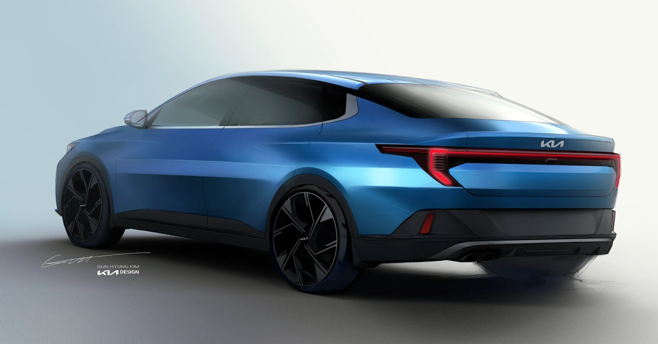 기아 K3 풀체인지 후면부 예상도