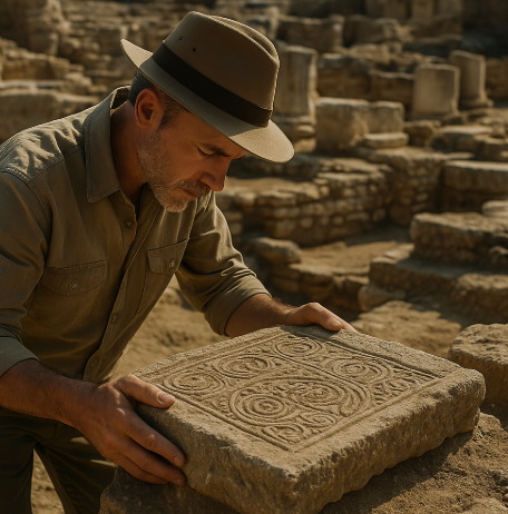 문명의 기억을 품은 유물의 흔적 이미지