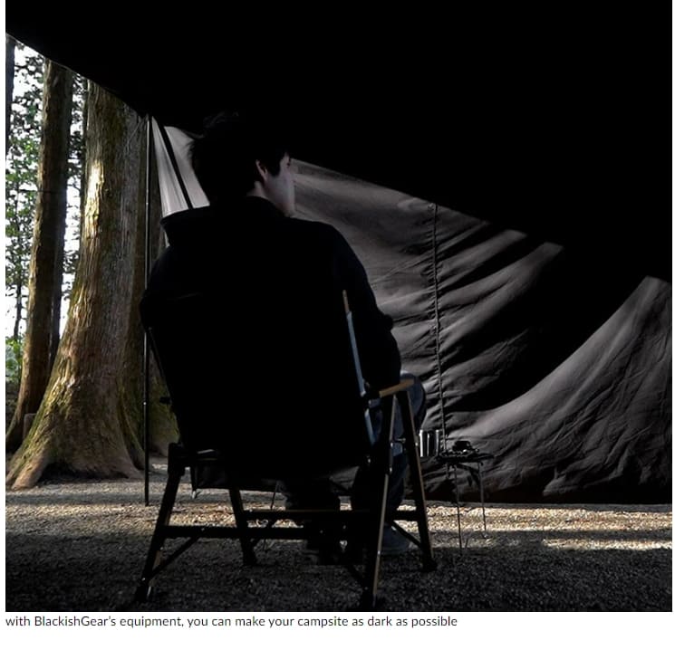 캠핑 장비에도 엣지가...Blackishgear, 올 블랙 디자인 선보여 VIDEO:BLACK HEXATABLE(ブラックヘキサテーブル)