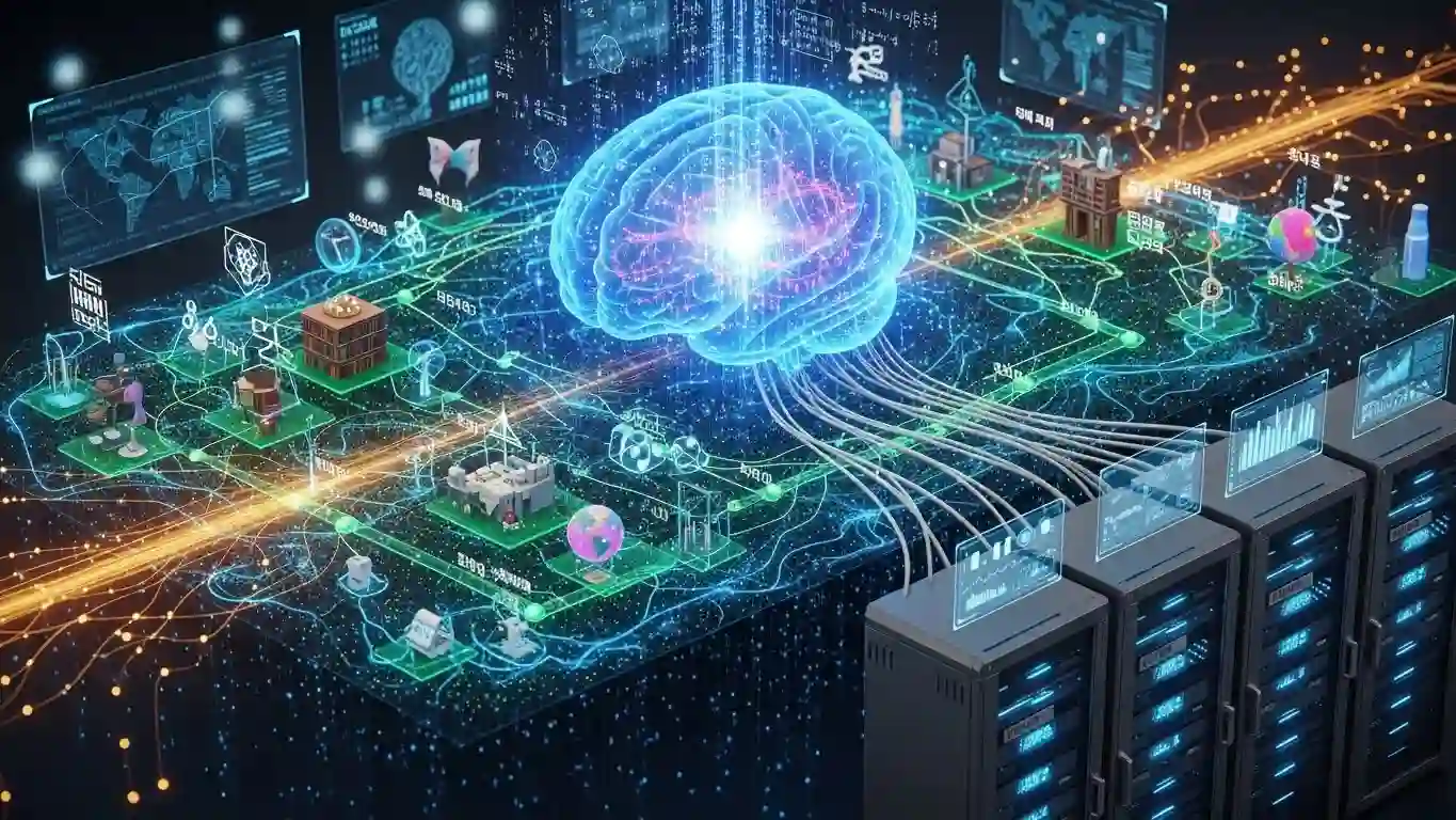 <img src="large_language_model_probabilistic_map_advanced_computation.webp" alt="대형 언어 모델이 인류 지식을 확률적 지도로 변환하는 고도화된 연산 체계를 표현한 이미지 입니다">