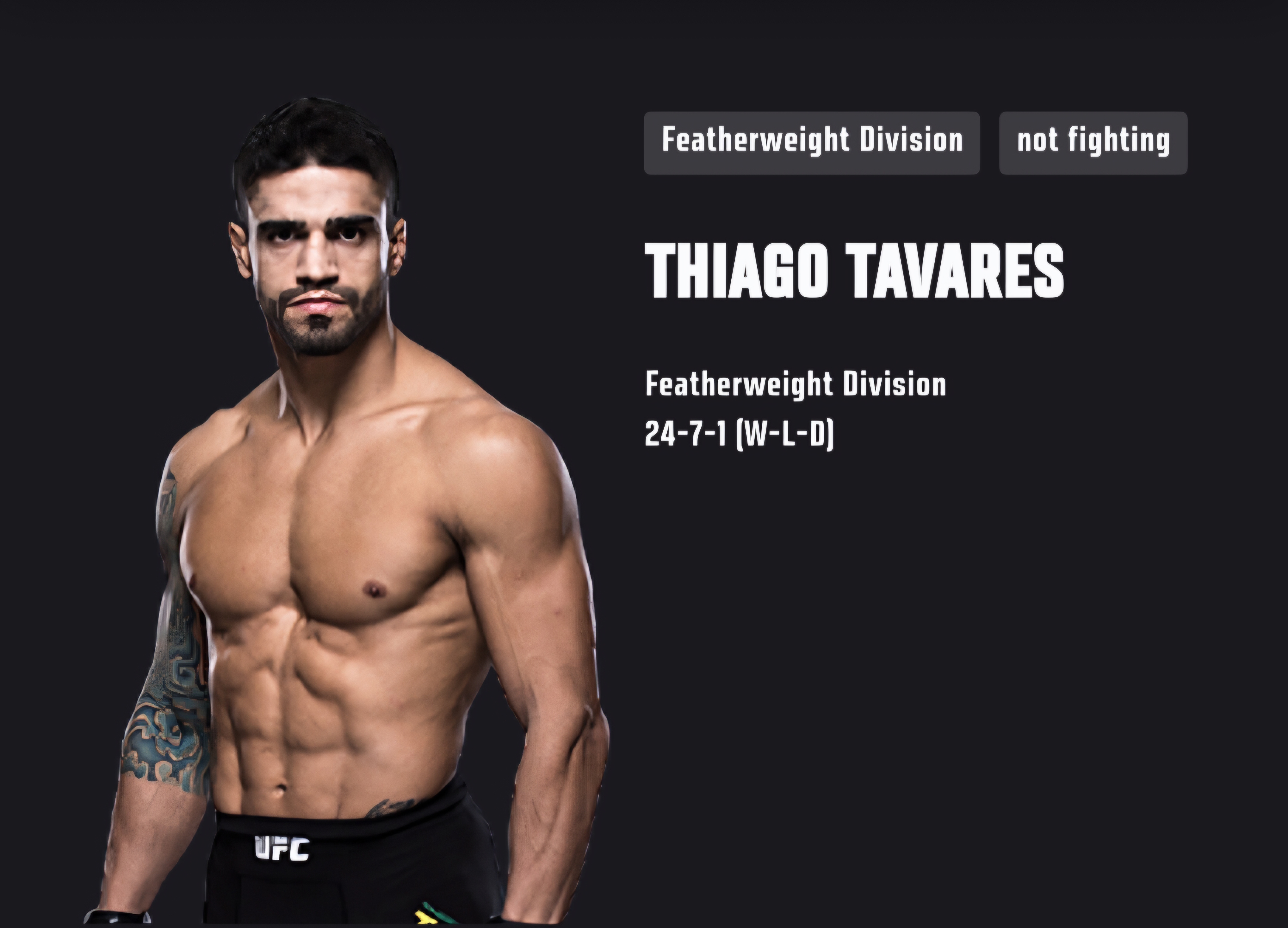 브래드 타바레스 이종격투기 선수 (출처:UFC 홈페이지)