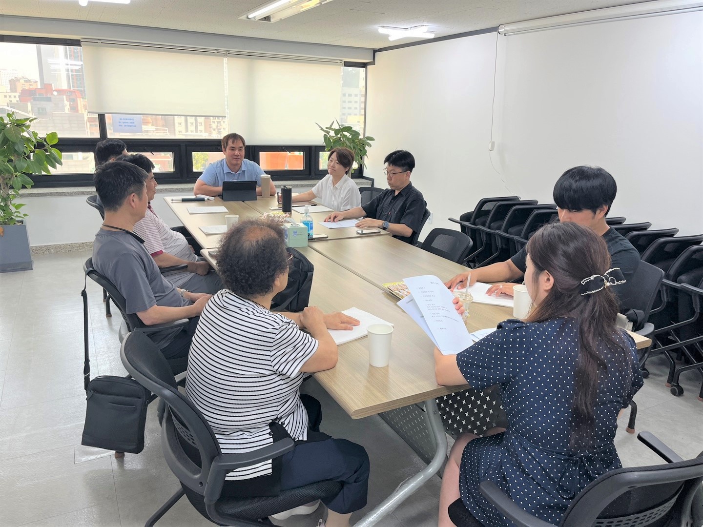 동작지회 3차 운영위원회 개회 모습