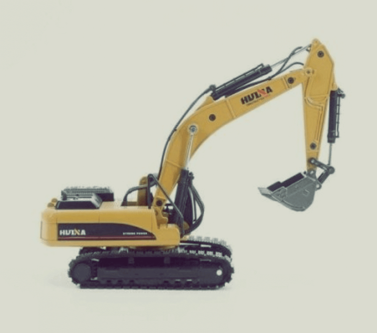 노란색-포크레인-옆모습