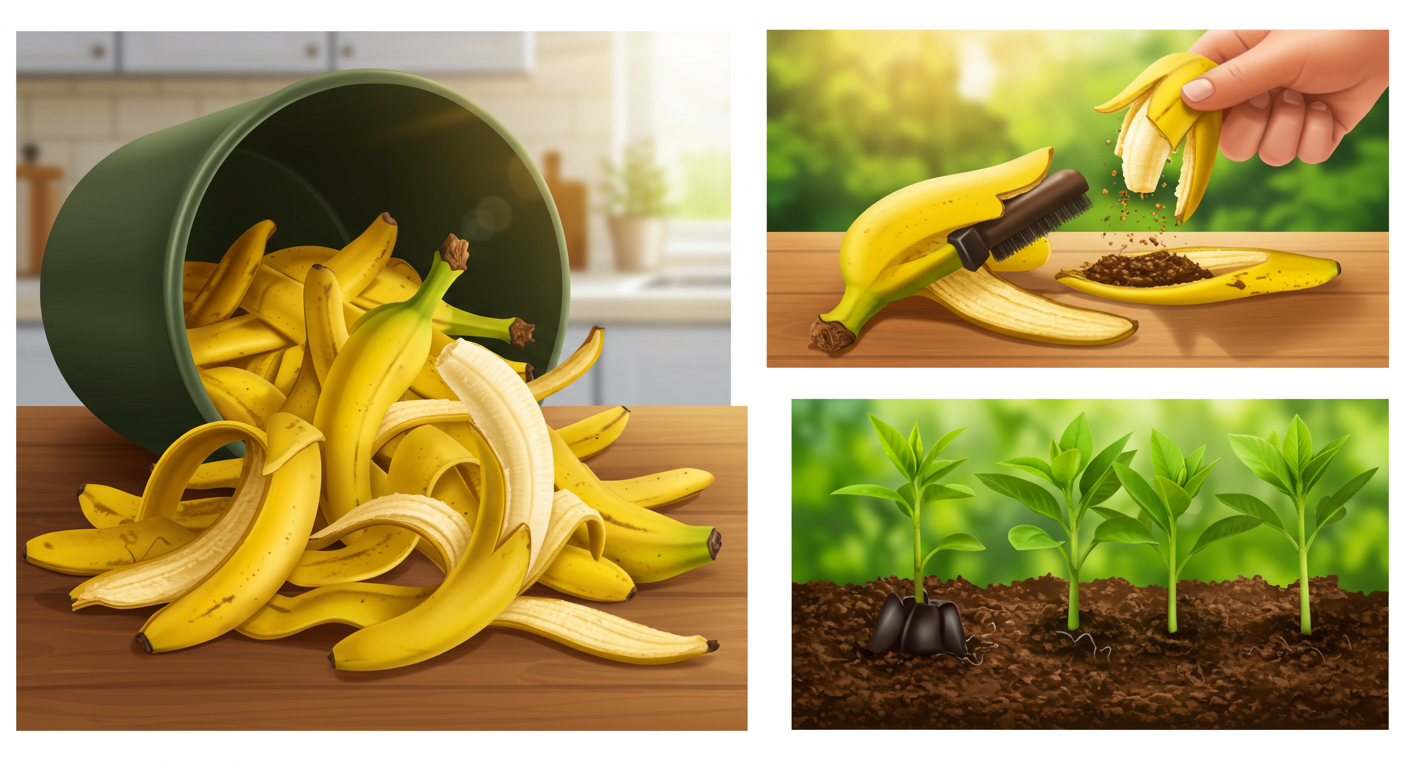 바나나껍질 분리수거