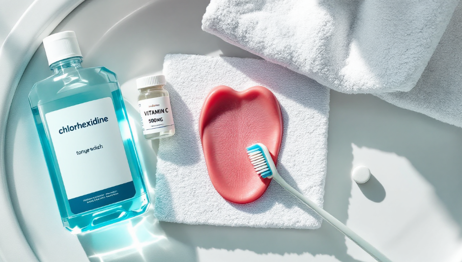설염과 감염 예방을 위한 구강 위생 관리용품