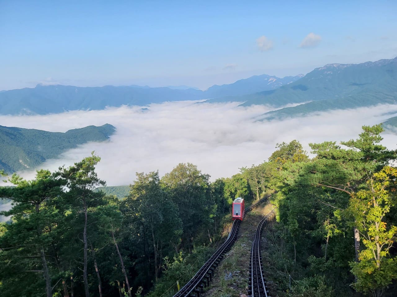 문경 단산 모노레일