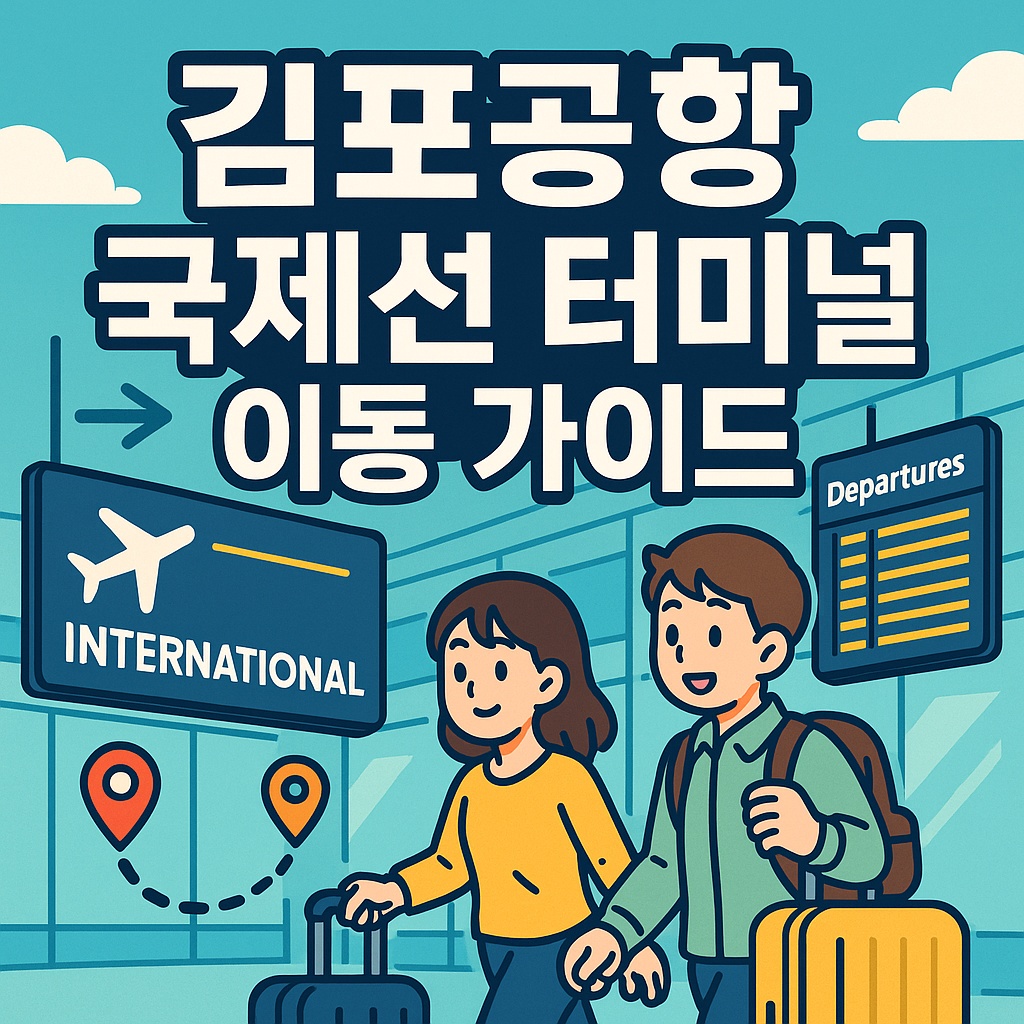 김포공항 국제선 터미널 이동 가이드