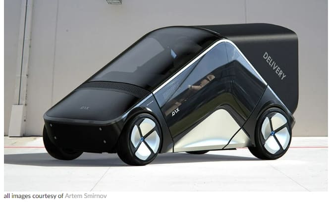 아르템 스미로프, 부메랑 모양의 '픽스-L7' 전기차 공개 Boomerang-shaped body & off-road capabilities define artem smirnov's EV concept